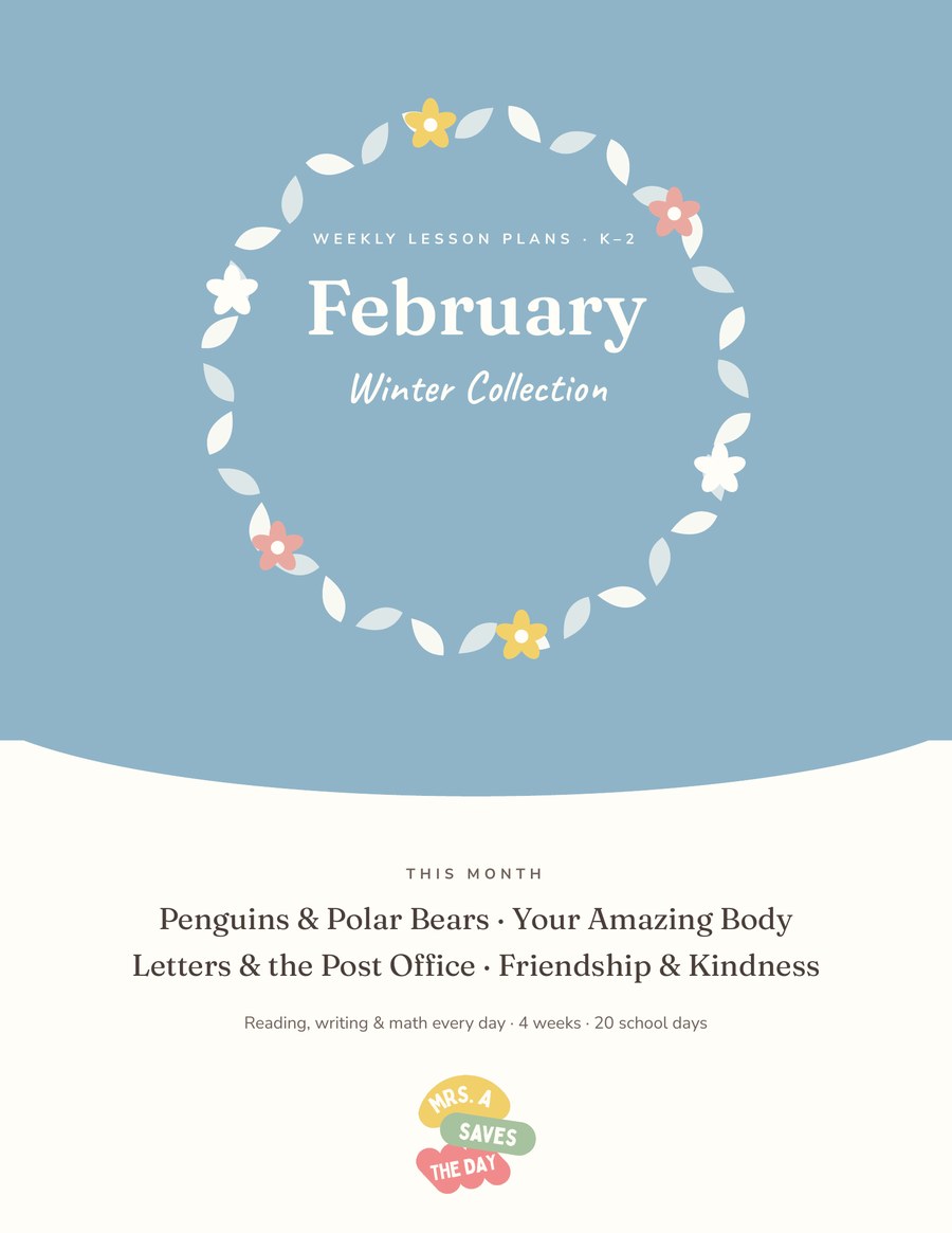 Cover of Weekly Lesson Plans — February