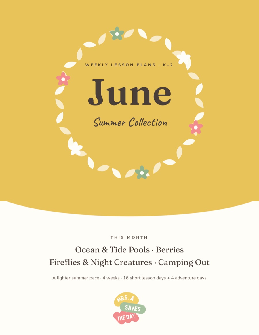 Cover of Weekly Lesson Plans — June